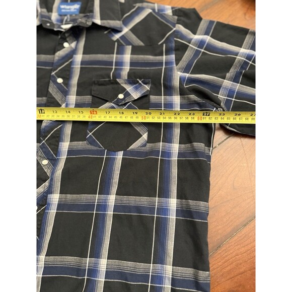Vintage 80's‎ Wrangler Western Shirt XL USA Made Used - Picture 6 of 7